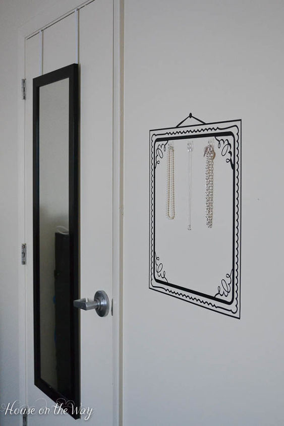 wall art decal wallternative frame stencils no nails, bedroom ideas, home decor, organizing, wall decor