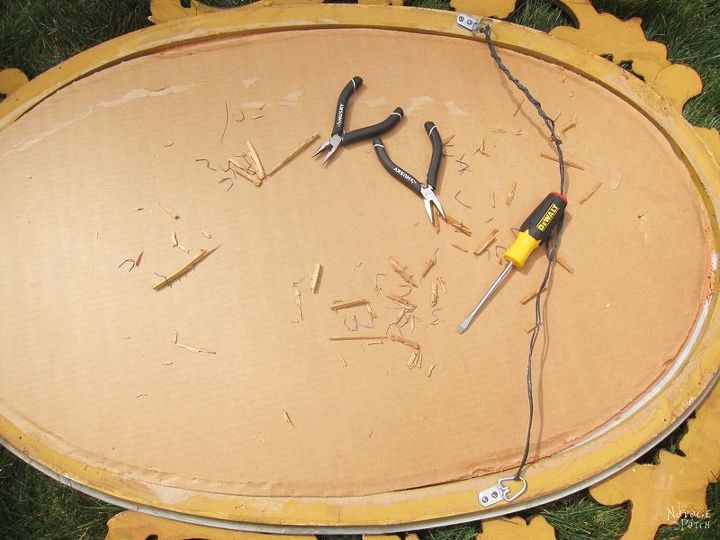 ornate mirror makeover, home decor