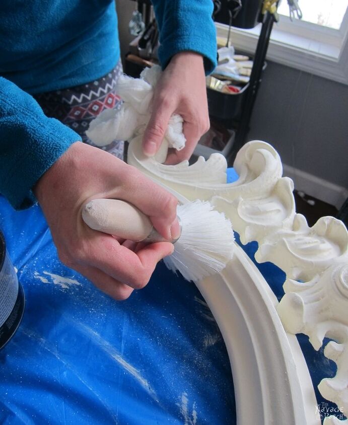 ornate mirror makeover, home decor