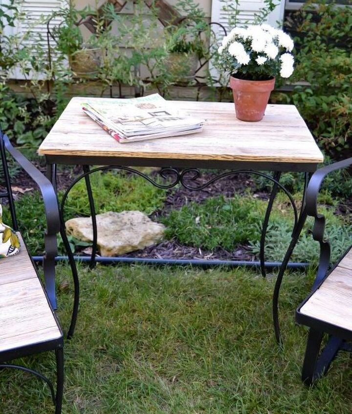 from curbside to runway outdoor furniture makeover, outdoor furniture, painted furniture