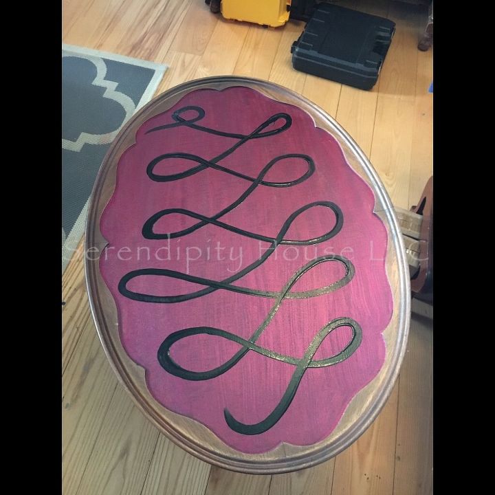 sparkling spit coffee tanle, painted furniture