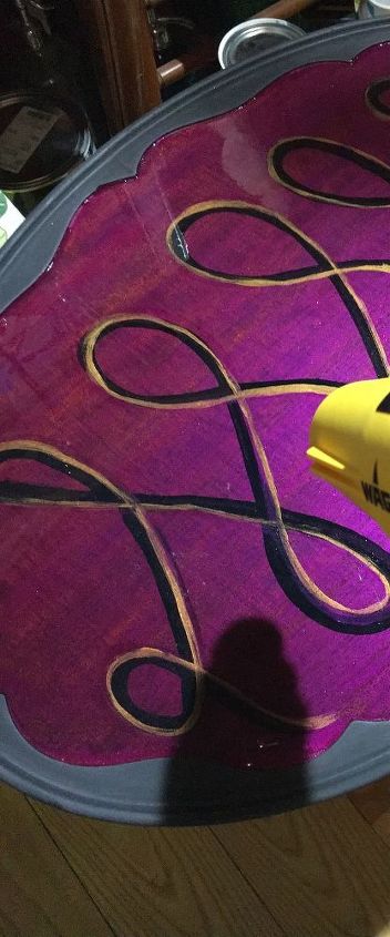 sparkling spit coffee tanle, painted furniture