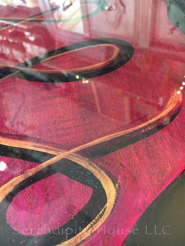 sparkling spit coffee tanle, painted furniture